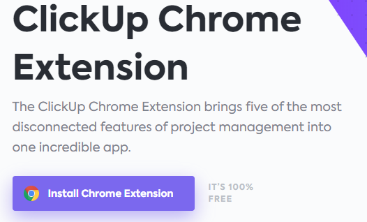 ClickUp Chrome Extension